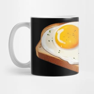 Egg Fried Coffee Sandwich Toast Bread Vintage Yummy Kawaii Japan Japanese Mug